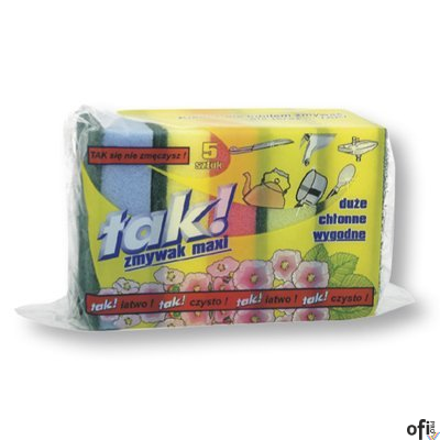 Zmywaki gąbka do zmywania Maxi (5 szt.) Świeżowski *78623