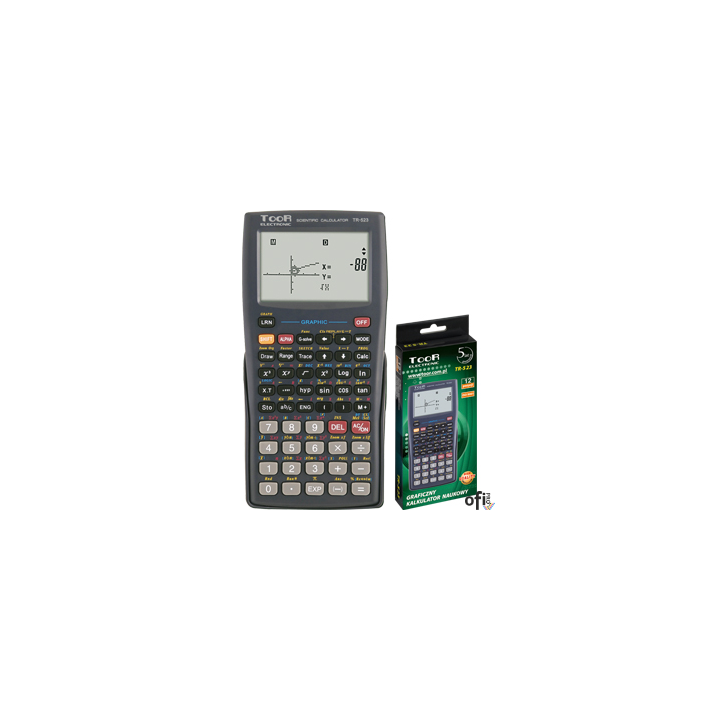 Kalkulator TOOR TR-523, 12 pozycyjny, graficzny naukowy 120-1457