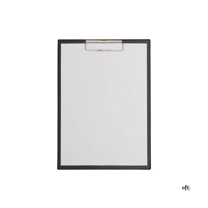 Podkładka Maul A4 z klipsem, powłoka plastikowa, czarna (23352/90 ML)