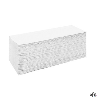 Ręczniki składane V ECONOMIC białe 4000 składek makulatura CLIVER (ZZ) 2271