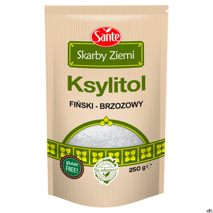 Ksylitol fiński-brzozowy Skarby Ziemi 250g SANTE cukier
