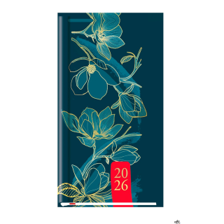 Terminarz Kieszonkowy 90x165mm 2026 Michalczyk i Prokop T-231F-02 kalendarz 1 tydzień na 2 stronach