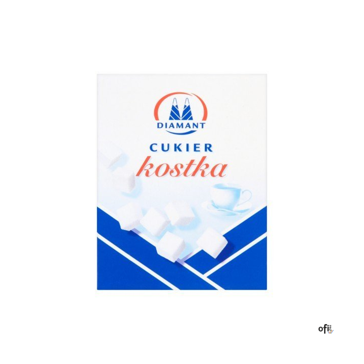 Cukier biały w kostkach 500g DIAMANT