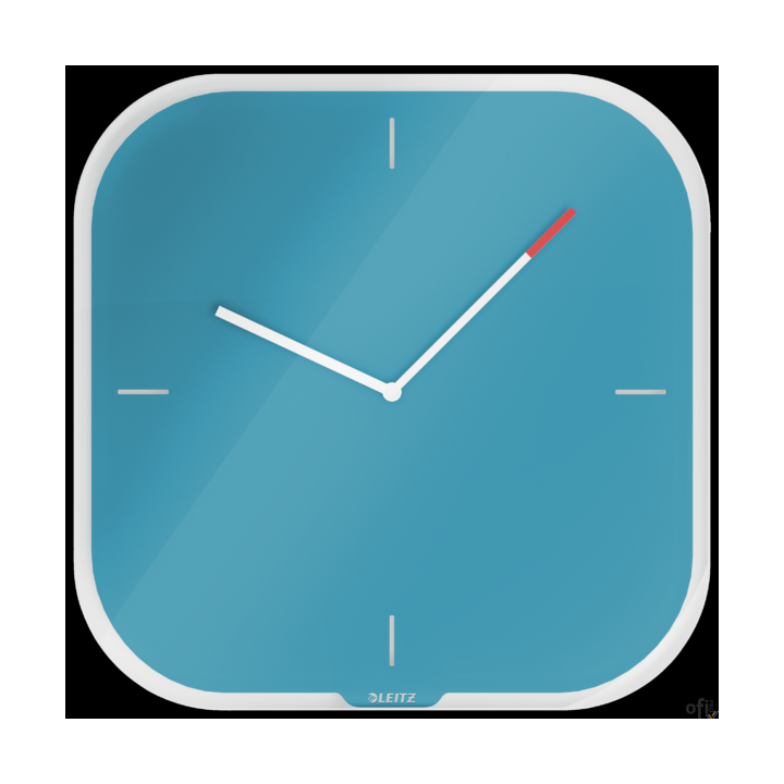 Zegar ścienny Leitz Cosy, niebieski 90170061