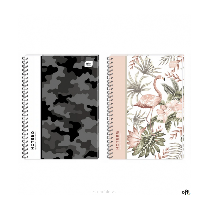 Kołozeszyt A4 120k kratka 70g z perf. PP INTERDRUK