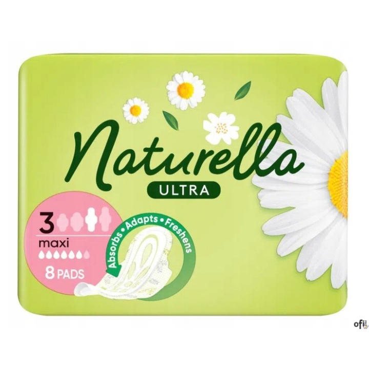 Naturella Ultra MAXI Podpaski ze skrzydełkami - 8 szt.   125099