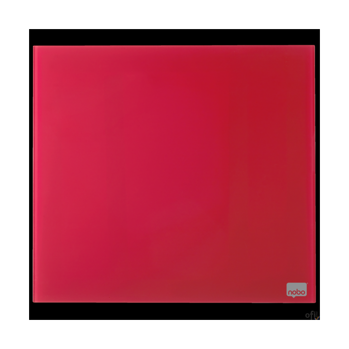Tablica szklana NOBO Diamond Glass czerwona 450x450 1903955