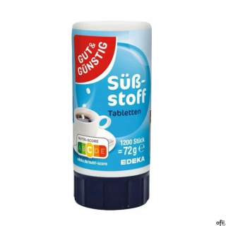 Słodzik G&G Sussstoff 1200szt dietetyczny 72gr