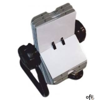 Wizytownik obrotowy 400 wiz. czarny P1027 SDM