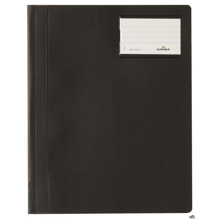 Skoroszyt A4 z kolorową okładką,rozszerz. PCW czarny 250001 DURABLE