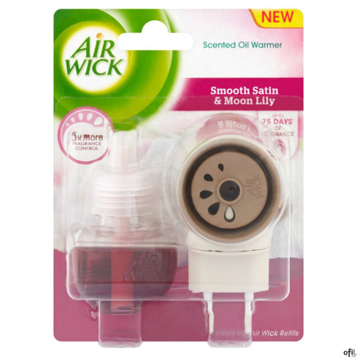 AIR WICK odświeżacz Elektryczny Księżycowa Lilia Zmysłowa  Satyna komplet 19 ml  18123