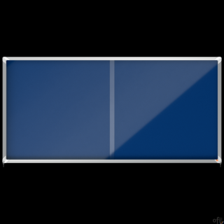 Gablota filcowa Nobo Premium Plus 27xA4, niebieska (drzwiczki przesówne) 1915335