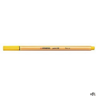 Cienkopis STABILO point 88 0.4mm żółty 88/44