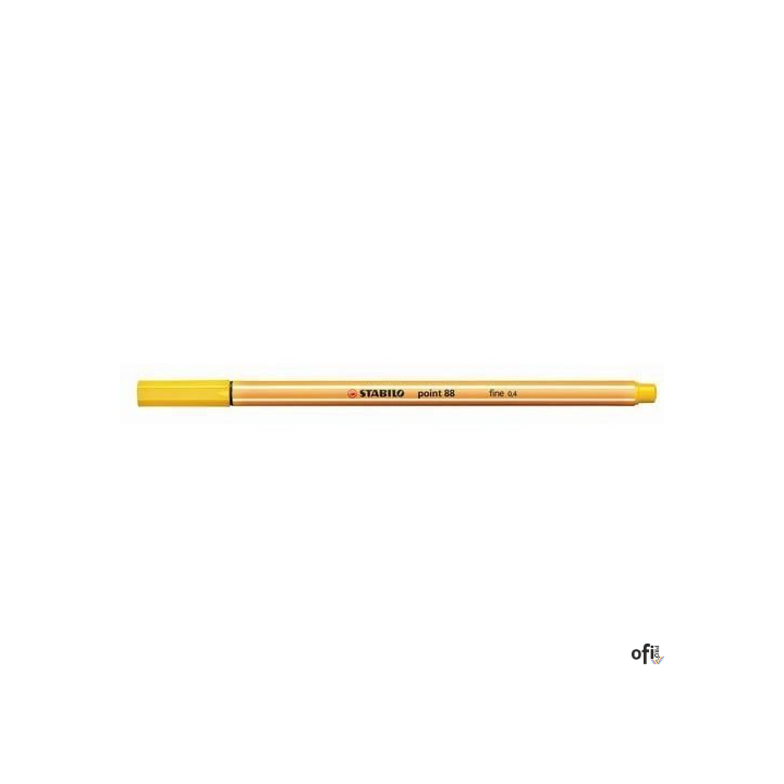 Cienkopis STABILO point 88 0.4mm żółty 88/44