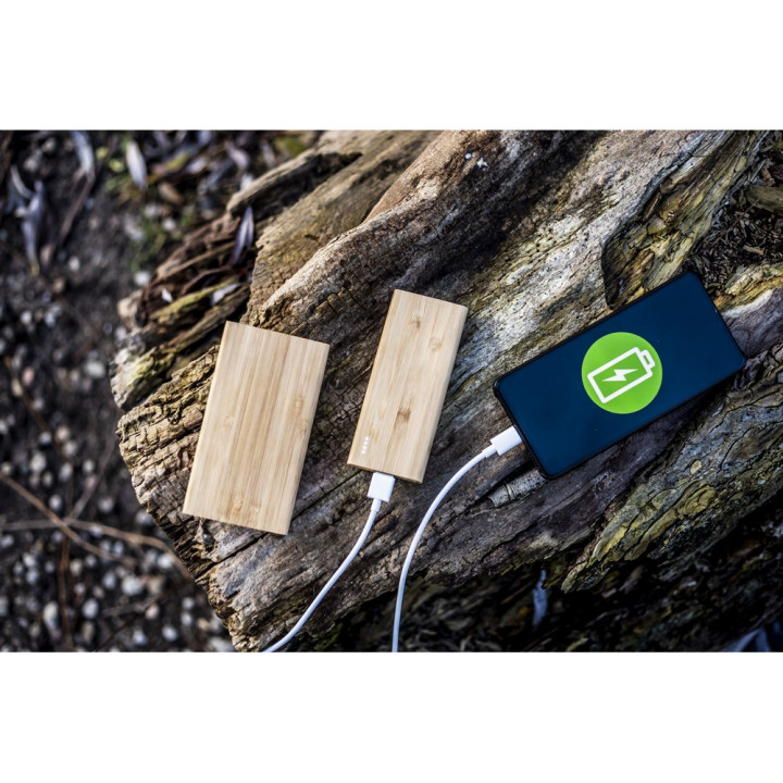 Bambusowy power bank 8000 mAh B'RIGHT | Caroline