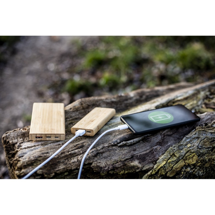Bambusowy power bank 8000 mAh B'RIGHT | Caroline