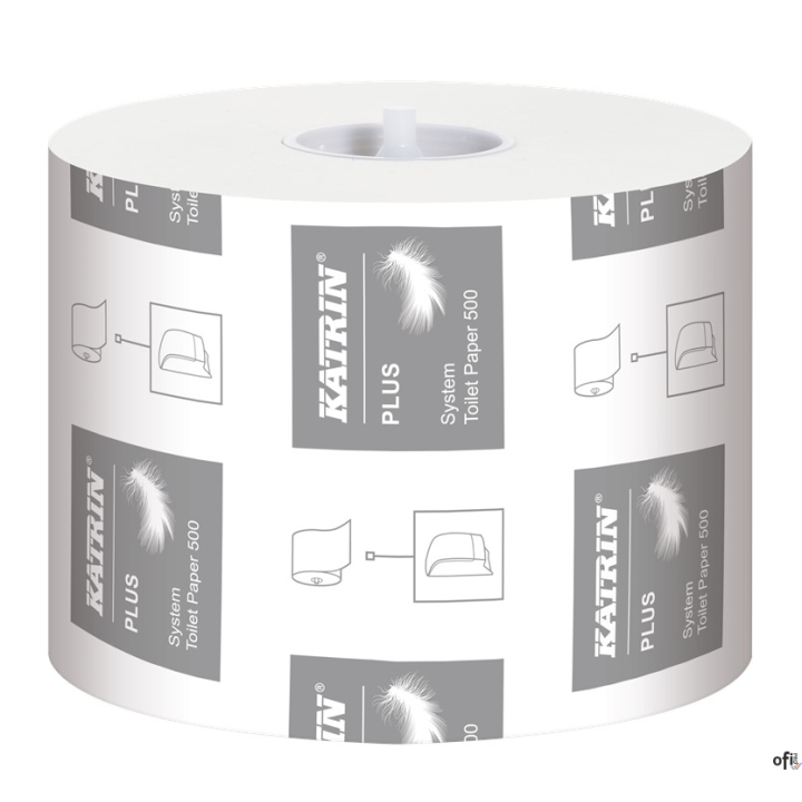 Papier toaletowy, duże rolki KATRIN PLUS System Toilet 3P, 968, opakowanie: 36 rolek