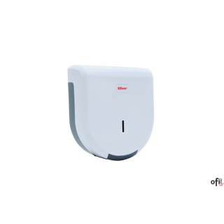 Podajnik do papieru toaletowego JUMBO biały CLIVER 0956