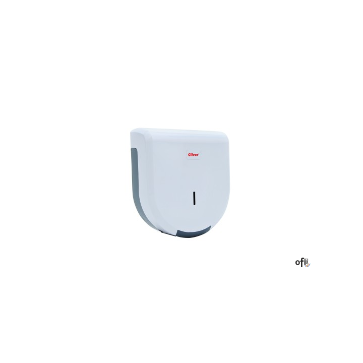 Podajnik do papieru toaletowego JUMBO biały CLIVER 0956