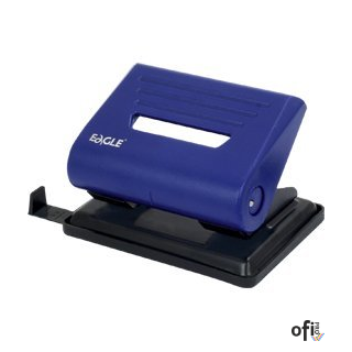 Dziurkacz 837L EAGLE niebieski, dziurkuje do 25 kartek, regulacja rozstawu, 110-1040