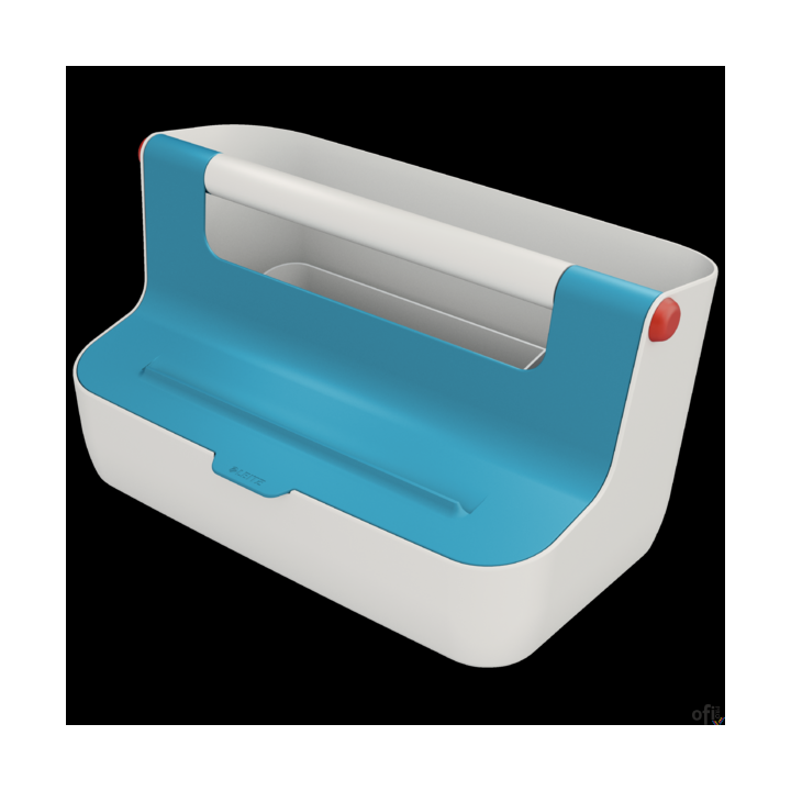 Pojemnik z uchwytem Leitz Cosy, niebieski 61250061