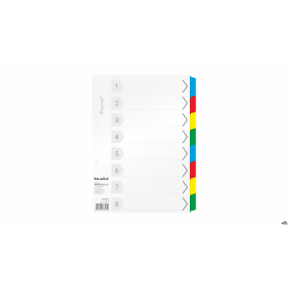 Przekładki laminowane A4 - 8 TRY-02-04 Biurfol TRY-02-04
