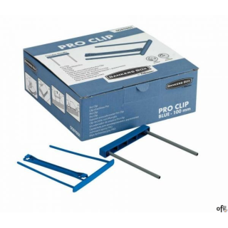 Klipsy archiwizacyjne Pro Clip niebieskie (50szt) 89801 FELLOWES