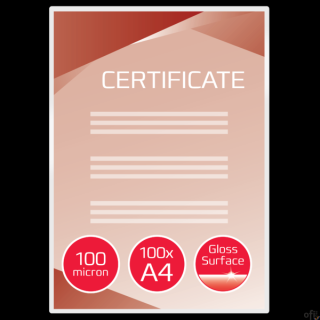Folie do laminacji GBC Document, A4, 100 mic. , 100 szt. 3740306
