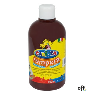 Farba tempera 500 ml, brązowa CARIOCA 170-2355