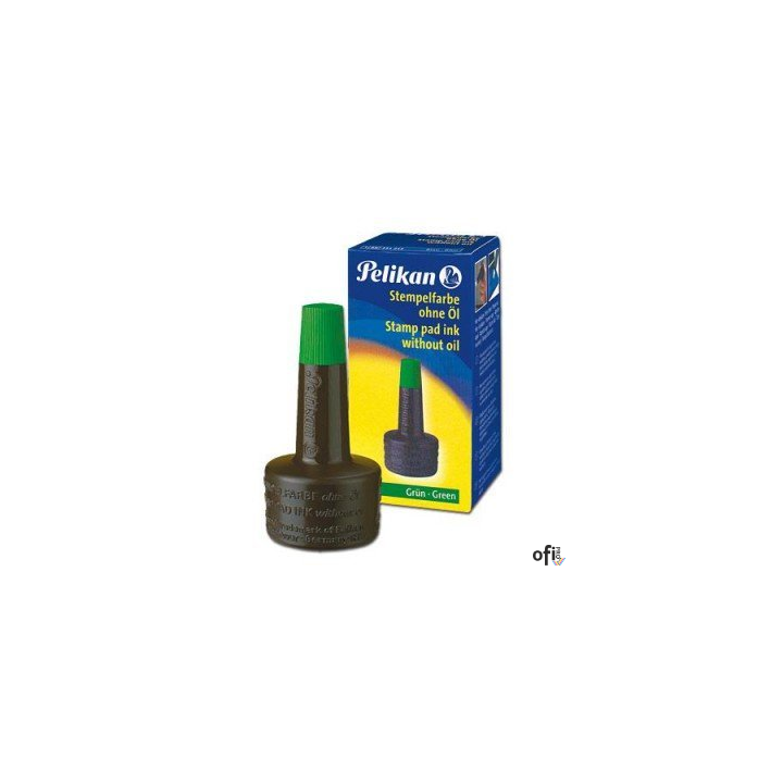 Tusz do stempli 28ml zielony 100436066 PELIKAN