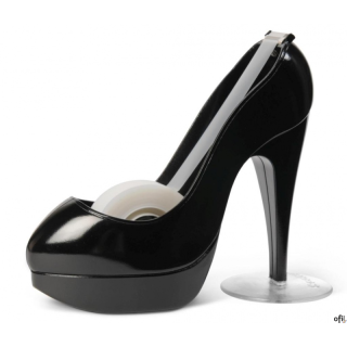 Dyspenser do taśm Scotch_ w kształcie szpilki (C30-BLACK SHOE), taśma GRATIS