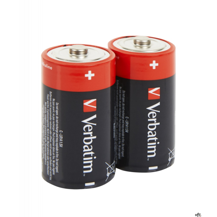 Baterie VERBATIM ALKALICZNE LR14/C, 1,5V BLISTER 2szt. 49922