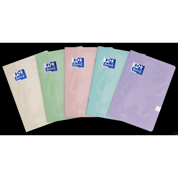 Zeszyt Oxford Touch Pastelowy A5 60 kartek 90 g linie 9 mm 400175352