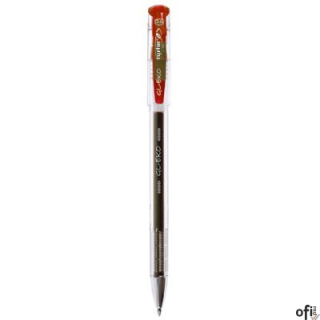 Pióro żel.GL-EKO /B czerwony RYSTOR GL-06 EKO