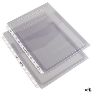 Koszulki A4 na katalogi z klapką (10szt) folia PVC 180mic OF-42 BIURFOL