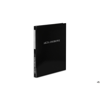 Segregator A4/2, dwuringowy, AKTA OSOBOWE czarny VAUPE, 030/02