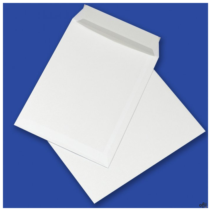 Koperty B4 HK białe 100g (250szt.) NC samoklejące z paskiem 31732030