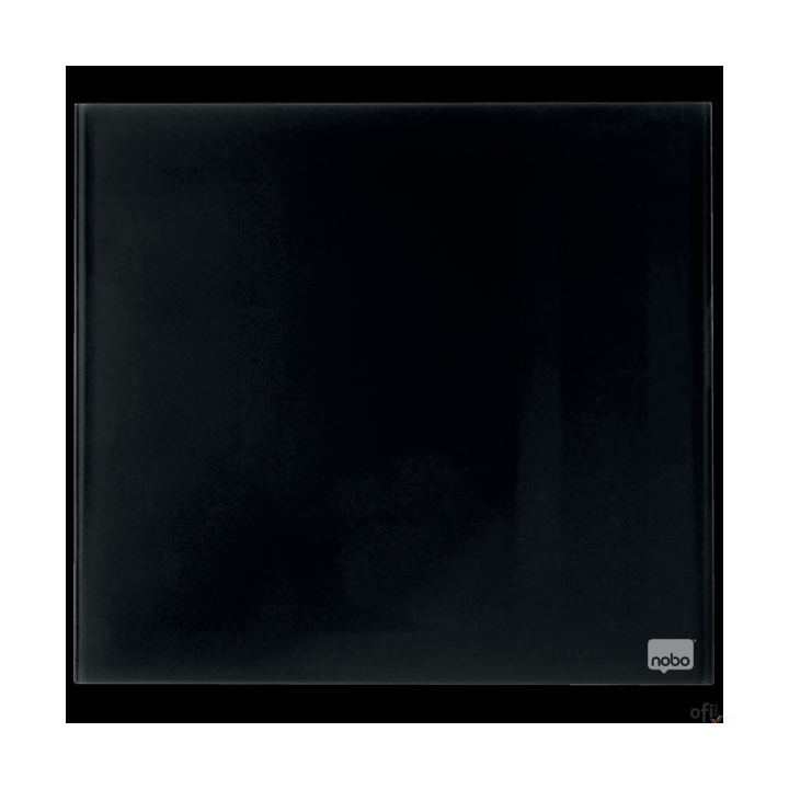 Tablica szklana NOBO Diamond Glass czarna 450x450 1903951