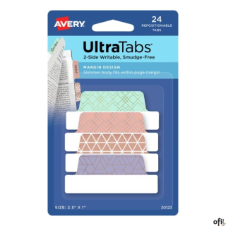 Zakładki indeksujące 63,5 x 25,4 mm metallic mix wzór AVERY 30123