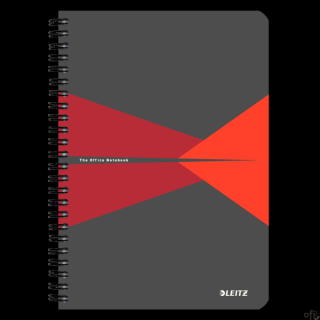 Kołonotatnik Office PP A5, w linie, czerwony Leitz , 44990025