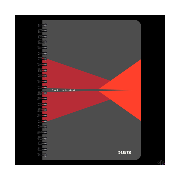 Kołonotatnik Office PP A5, w linie, czerwony Leitz , 44990025