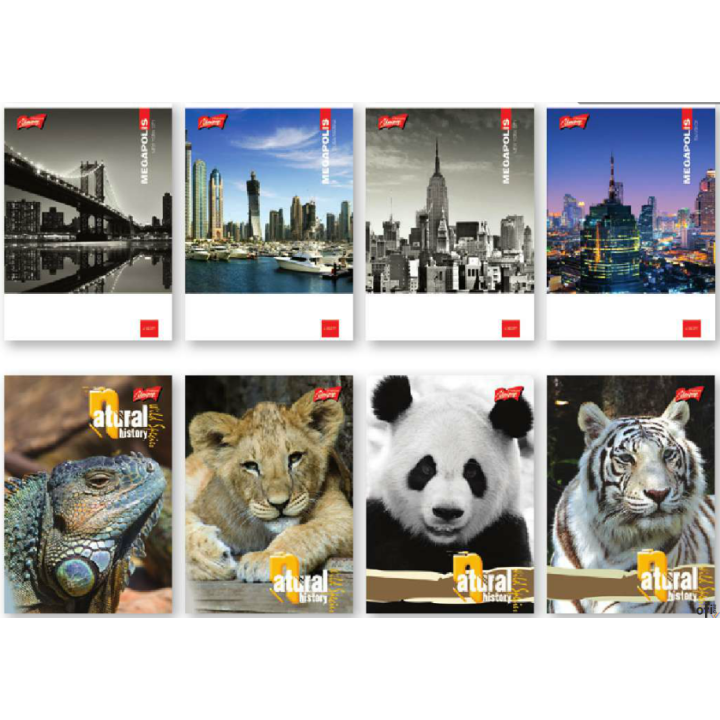 Zeszyt A5 60k laminowany gładki UNIPAP