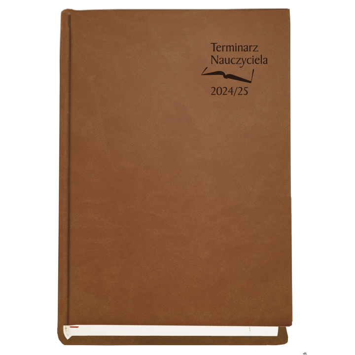 Terminarz NAUCZYCIELA 2025/2026 brązowy 125 mm x 185 mm T-155V-S2 Michalczyk i Prokop