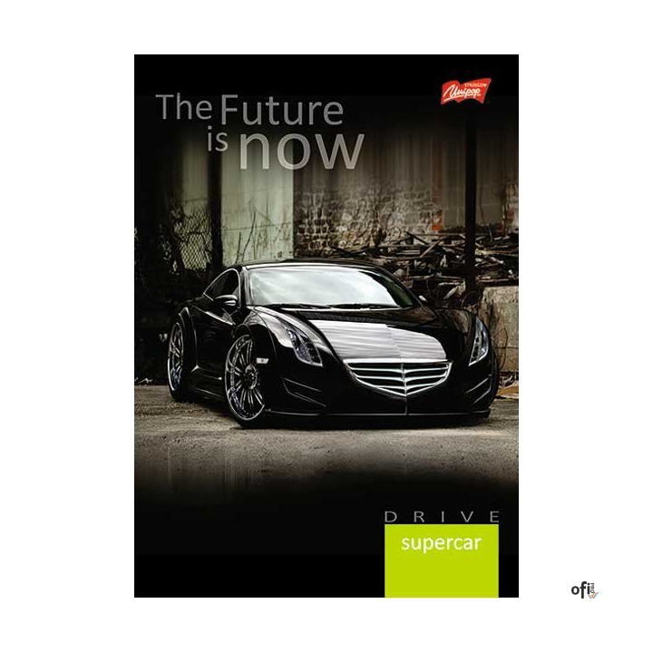 Brulion w twardej oprawie A5 96k. krata mix UNIPAP