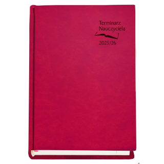 Terminarz NAUCZYCIELA 2025/2026 bordowy T-155V-B Michalczyk i Prokop