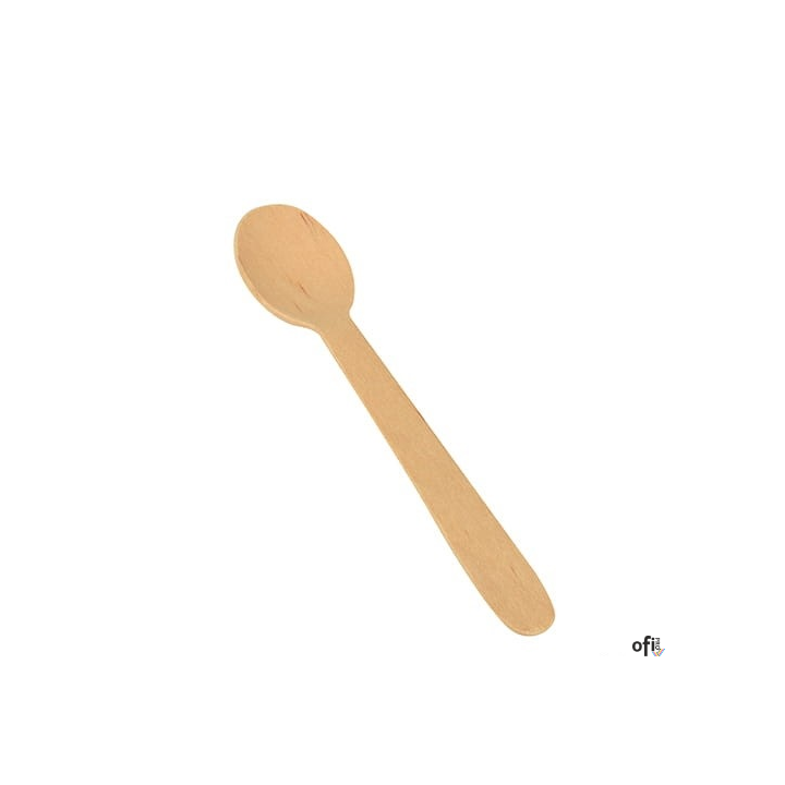 Łyżeczka jednorazowa drewniana 11 cm deserowa (100) 10085 /7815