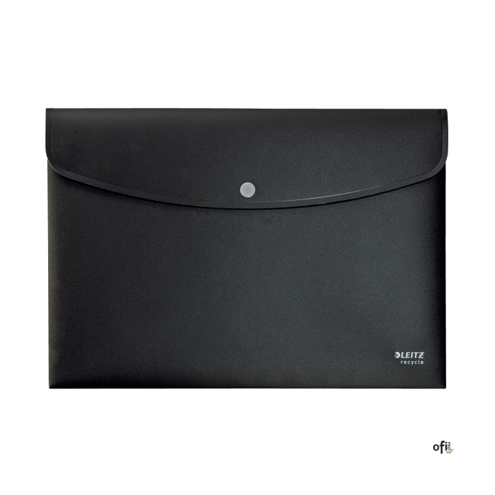 Teczka kopertowa Recycle A4 PP, czarna Leitz, 46780095