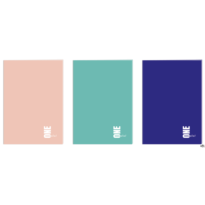 Zeszyt A4 96kartek kratka ONE COLOR Interdruk ZEA496_ONE