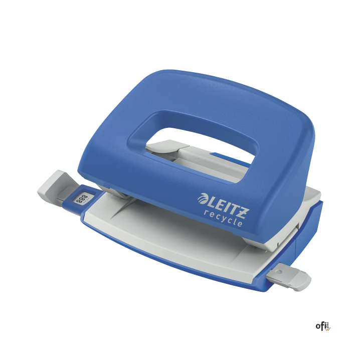Mini dziurkacz NeXXt Recycle, 10 kartek, 3 lata gwarancji, niebieski 50100035