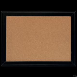 Tablica korkowa Nobo z szeroką czarną ramą, 585x430mm 1903922